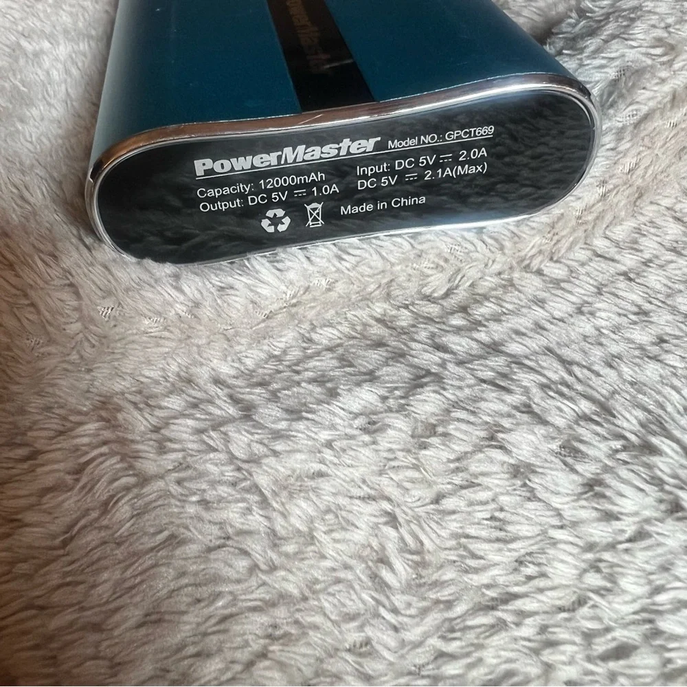 Panasonic | PowerMaster 12000mAh Portable Charger with Dual USB Ports